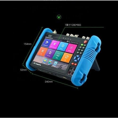 IP/Analog Camera Tester with Digital Multimeter,Optical Power Meter,Visual Fault Locator and TDR Cable Test CCTV Tester