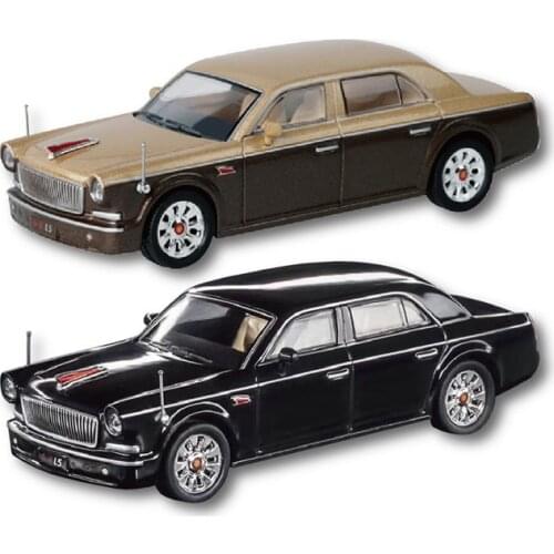 Diecast 1:64 Scale Hongqi L5 Luxury Executive Car Alloy Simulation Car Model Adult Collection Decoration Gifts Kids Toys Boys