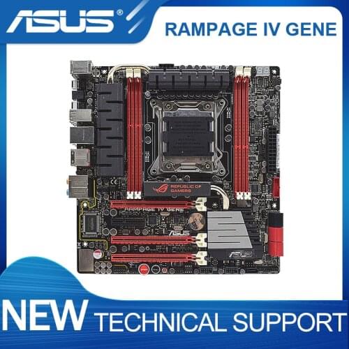 ASUS ROG RAMPAGE IV GENE LGA 2011 Intel X79 Mining Motherboard ddr3 32GB xeon e5 2620 v3 cpu x79 PCI-E 3.0 X16 USB3.0 SATA3 uATX