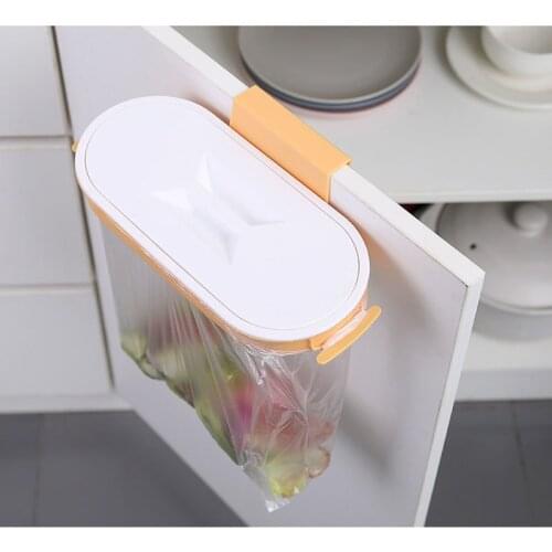 Garbage Bag Racks Rubbish Bag Holder Cupboard Waste Bin Hanging Racks Trash Storage Rack Kitchen Portable Cleaning Tools
