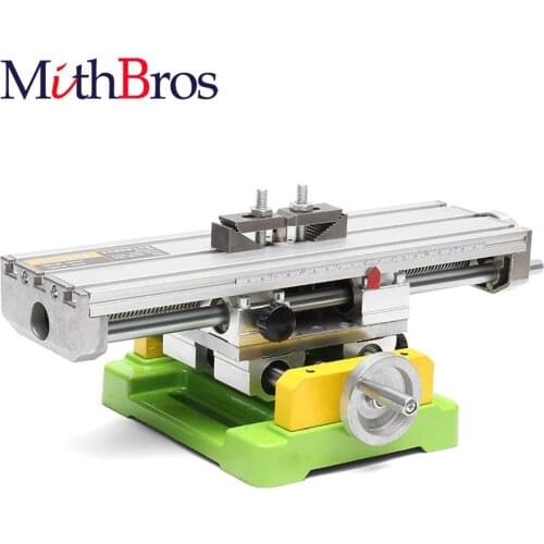 Multifunction Drill Vise Fixture Working Table Precision Milling Machine Worktable Compound Drilling Slide Table for Bench Drill