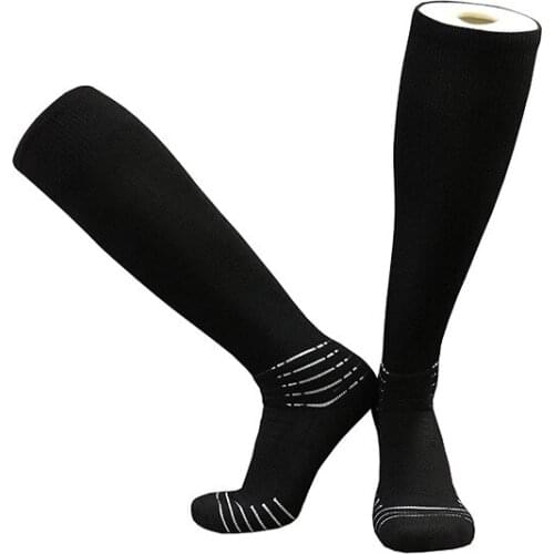 New Arrival Mens Soccer Socks Women Knee Long Running Basketball Towel Socks Bike Volleyball Thickening Non-slip Socks Stockings