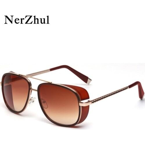 NerZhu Iron Man 3 Matsuda TONY stark Sunglasses Men Rossi Coating retro Vintage Designer Sun glasses Oculos Masculino Gafas de