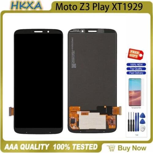 6.01" For Moto Z3 Play LCD Display Quality For Moto Z3 Play XT1929 Display LCD Screen Touch Digitizer Assembly Tested LCD Screen