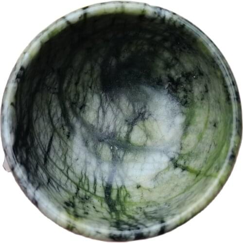 Natural green agate Crystal bowl Crystal Crafts Home Decoration