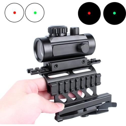 Tactical Picatinny Weaver Rail Side Mount Quick QD 20mm Weaver Rail For AK47 AK74 Scope Red Green Dot Sight Mount