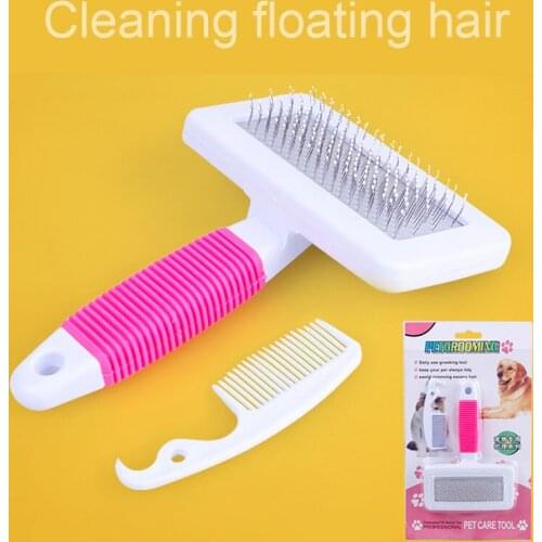 Pet Dog Needle Comb for Dogs Dog Rake Comb Bath Cat Gilling Brush Massage Pet Products Grooming Tools for Dog