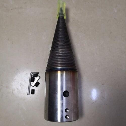 Hight quality Drill bit Chop wood Splitting tool Splitting cone Log Splitters Wood breaking machine Wood breaker Firewood choppe