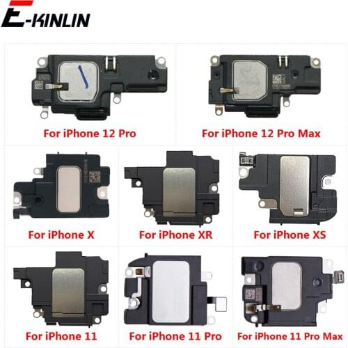 For iPhone X XR XS 11 12 mini 12 Pro Max Main Buzzer Ringer Loud Speaker Loudspeaker Replacement Parts