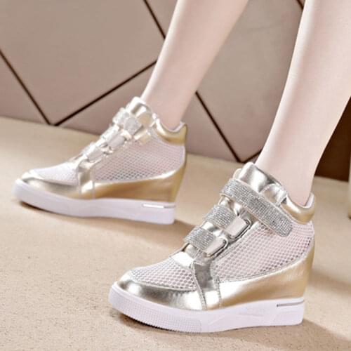 2021 Women Tennis Shoes Autumn Outdoor Fitness Sport Shoes Female Jogging Sneakers High Top Comfy Jogging Trainers Tenis Mujer