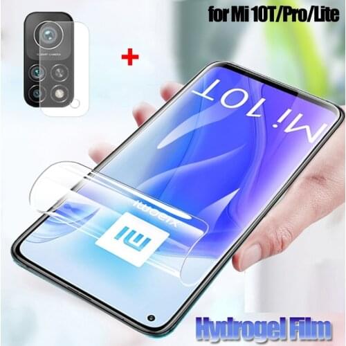 2-in-1 For Xiaomi Redmi Note 9T Case For Redmi Note 9T Hydrogel Film Screen Protector For Poco X3 M3 Redmi Note 9T Lens Case