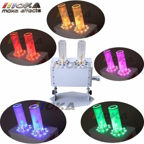 250W 18LEDs RGB Colorful CO2 Cryo Jet Special Effects Cannon Co2 Jet Stage FX Co2 Jet Machine