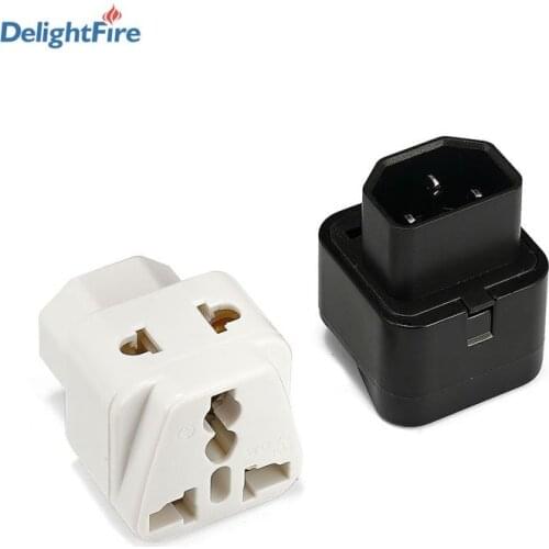 1 PC IEC 320 C14 Male Female Power Adapter PDU/UPS Universal Male AU/US/UK/EU Power Adapter Plug Converter Socket