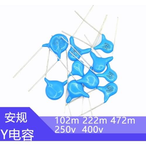 Safety Y Capacitor 250v 400v 102 103 222 223 471 472 1nF 10nf 2.2nf 4.7nF