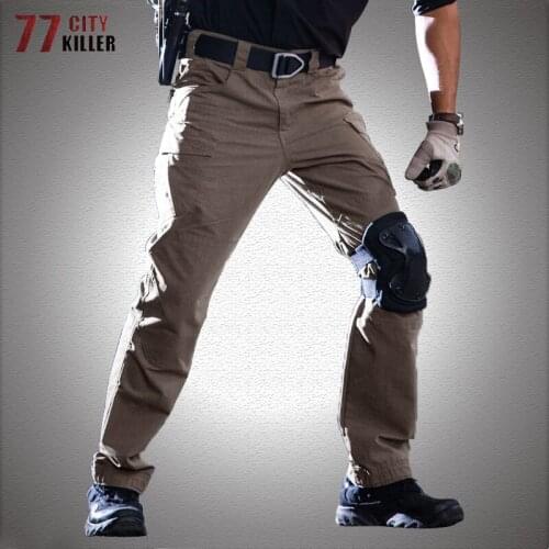 City Tactical Pants Men Waterproof Military Wear Resistant Army Trousers Male Cargo Joggers Mens Multi-pocket SWAT Combat Pants