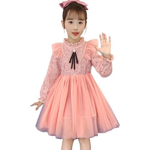 Kids Princess Dresses For Girls Big Bow Party Dress For Girls Spring Autumn Children Dress Casual Kids Costume