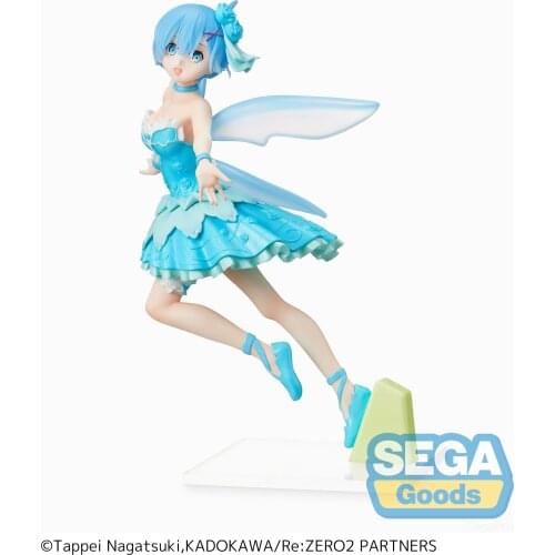 Original SEGA RE:Zero Ram Fairy Ballet PVC Action Figure Model Kid Toys Anime Brinquedos Figurals