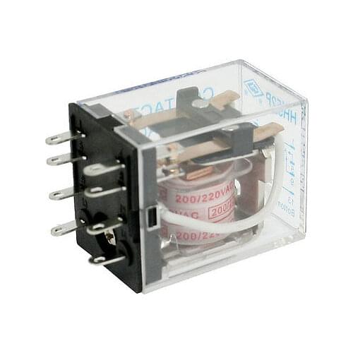 HH52P AC 220V Coil 8 Pin General Power Relay DPDT 5A 240VAC 28VDC Wtrsa Free Shipping