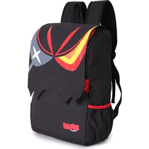 Anime Kill La Kill Matoi Ryuko Cartoon Canvas School Bags Shoulder Bag Boys Girls Large Capacity Casual Outdoor Travel Backpack
