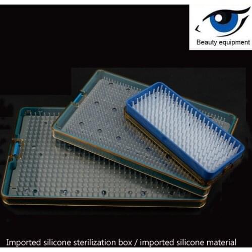 Imported silicone sterilization box instruments ophthalmic micro-instrument box high temperature and high pressure sterilizer st
