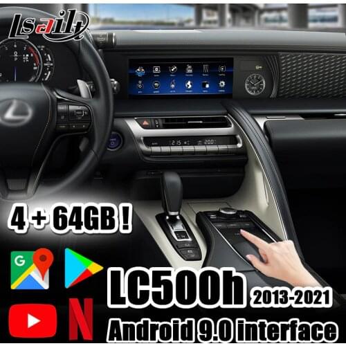 4G Lsailt CarPlay/ Android Multimedia video Interface for Lexus LC500h 2018-2020 year with YouTube, NetFlix by Lsailt