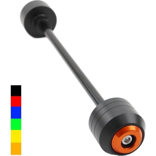 For KTM 990 DUKE 2007-2012 690 DUKE 2012-2014 Front Axle Wheel Slider Fork Crash Protector Pad Frame Slider 2013 2011 2010 2009