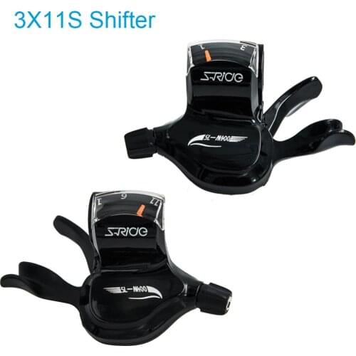 S-Ride MTB Bike 3X11 Speed Shifter SL-M400 Conjoined DIP Triple Bicycle Derailleur Shifting Compatible for Shimano 11S Shifter