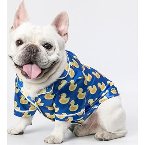 Dog Pajamas Shirt Cat Clothing Summer Dog Clothes Poodle Bichon Pomeranian Schnauzer Pug French Bulldog Corgi Shiba Inu Costume