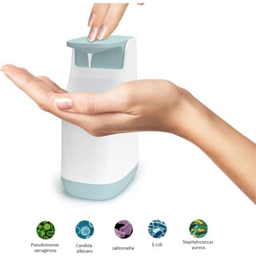 Manual Press Soap Organizer Kitchen Tool Soap Dispenser Pump Sponge Manual Press Cleaning Liquid Dispenser Container Bathroom