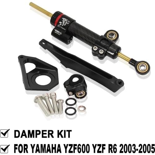 For YAMAHA YZF600 YZF R6 2003 2004 2005 Motorcycles Steering Stabilize Damper Bracket Mount Kit