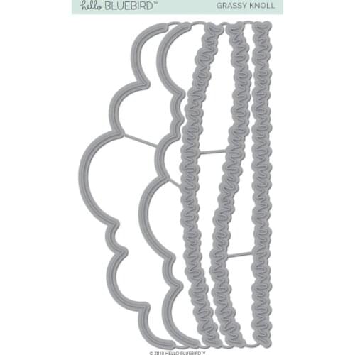 Grassy Knoll Die Metal Cutting Dies Scrapbooking background craft Card Making Embossing Rectangular Pattern