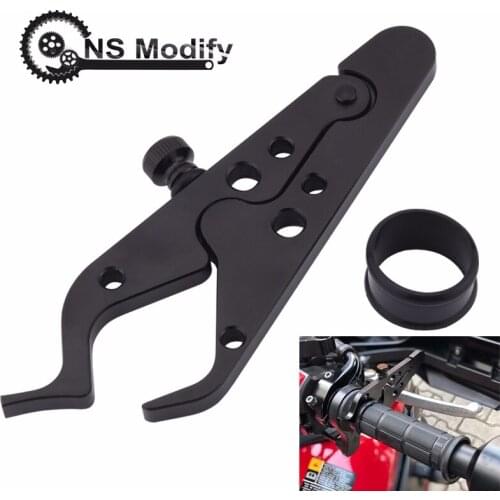 NS Modify Universal Motorcycle Throttle Lock Cruise Control Cruise Control Clamp Scooter Hand Grip Assist Parts With Rubber Ring