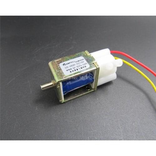 1pcs DS-0626 DC12VMini two-position three-way mini solenoid valve electrically controlled exhaust air bleed valve air valve