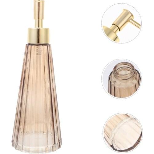 1pc Glass Craft Lotion Bottle Bath Cream Shampoo Sub Bottle Lotion Bottle