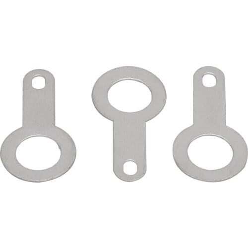 100Pcs M2.2 2.2mm M2.7 2.7mm M3.2 3.2mm Tin Plated Brass Single Head Brazing Lug Soldering Terminal Sheet Spot Welding Washer