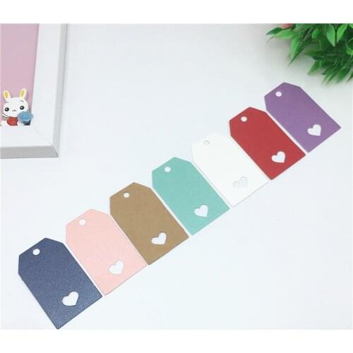 300 PCS color Kraft Paper Labels DIY Crafts Packaging Hang Tag Gift Wedding/Birthday Party Candy Boxes Price Tags for Flower