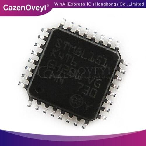 5pcs/lot STM8L151K4T6 STM8L151 QFP-32 In Stock