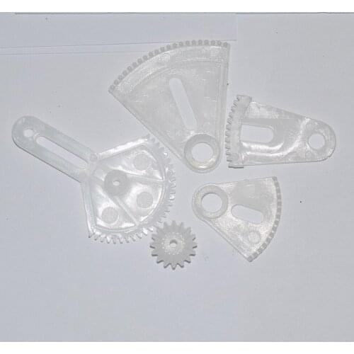 5 kinds Shaped gear plastic gear fan gear 0.5M rc car robot ship DIY toy parts/technology model/baby toys for children//four-whe