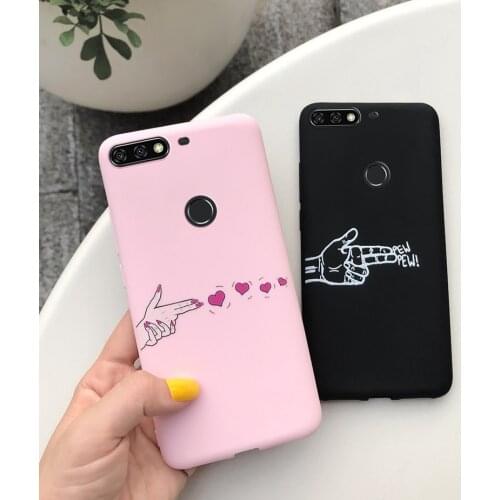 Phone Case For Huawei Honor 7C Pro Soft Silicone Back Cover Case For Huawei Honor 7C 7 C Pro AUM-L41 Cute Fundas Bumper Honor 7C