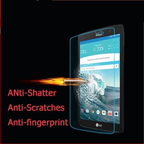 For LG G PAD X 8.3 VK815 2.5D 9H Anti-shatter Tempered Glass film top Premium front Screen protective HD lcd film