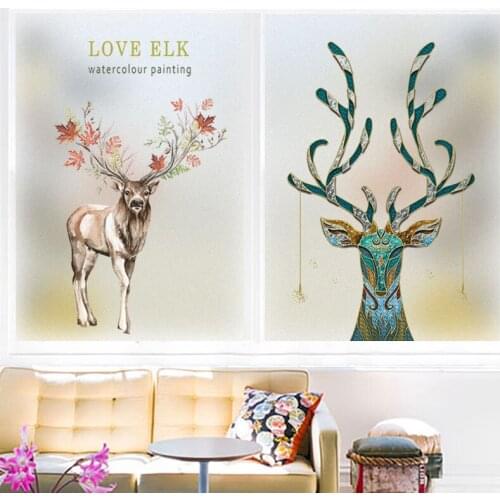 Electrostatic glue-free frosted glass film translucent and opaque toilet bathroom anti-theft window grille sticker bedroom