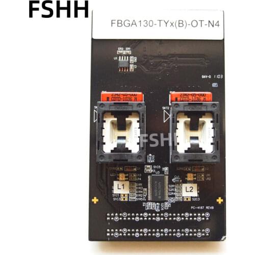 IC TEST FBGA130-TYx(B)-OT-N4 test socket FBGA130 BGA130 8X9 IC test socket