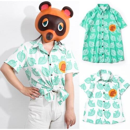 Cosrea Game Cosplay Animal Crossing T shirt Women Kids Mens Clothing Summer Shirt Animal T-shirt Tees Short Sleeve Tops Unisex