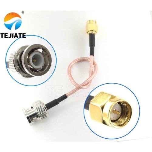 RG316 Cable BNC Male Plug To SMA Male Straight Crimp RG316 6ft Jumper Pigtail 15cm 50cm 100cm 50Ohm Wire Cable