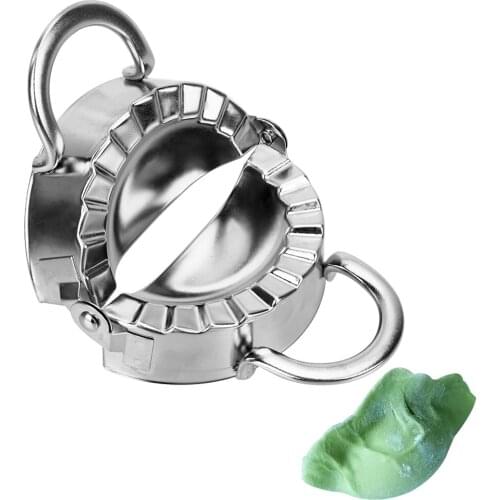 HOOMIN Pastry Tools Stainless Steel Dumpling Maker Dumpling Mould Gyoza Mold Pastry Tools Wrapper Dough Cutter