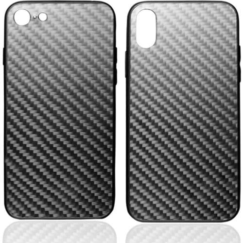 Matte Carbon Fiber Full Body Protection Waterproof Phone Case for iPhone 7/8/X