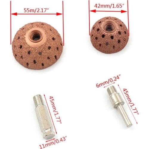 Tungsten Steel Material Hemispherical Pneumatic Grinding Head Grinding Wound C90A