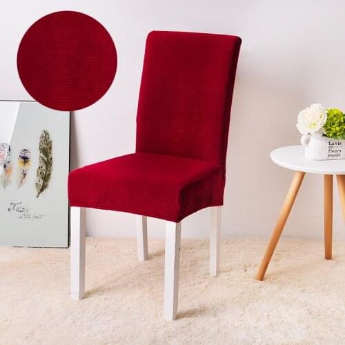 Solid color chair cover Elastic chair cover Universal For Weddings Banquet Restaurant Hotel housse de chaise