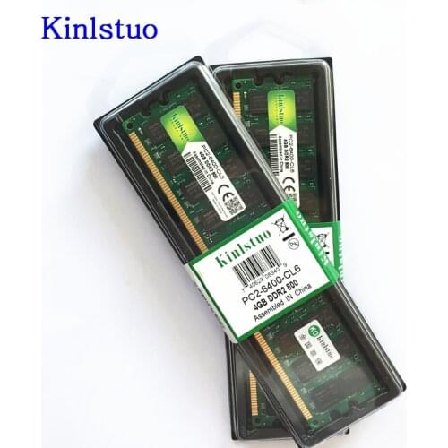 Kinlstuo ddr2 rams 4gb 800/667MHz AMD memory PC 6400 DIMM 240PIN desktop For M4N78 GA-MA770 M3A78 M68M N68S M2N68-AM motherboard
