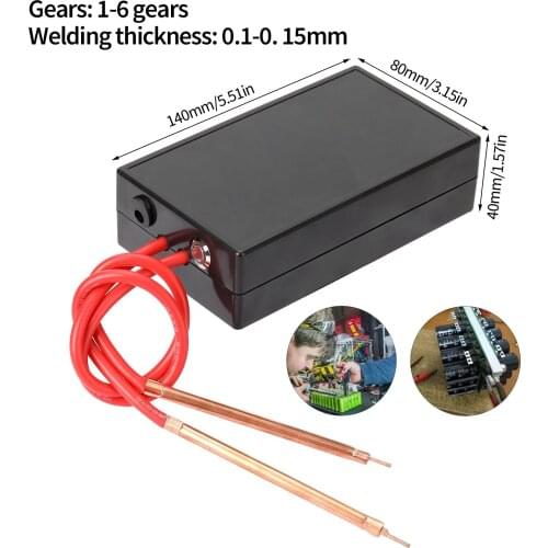 Portable 6 Gears Adjustable Mini Spot Welding Machine for 18650 Battery Spot Welding Tool Kit Spot Welding Machine Welder Tool